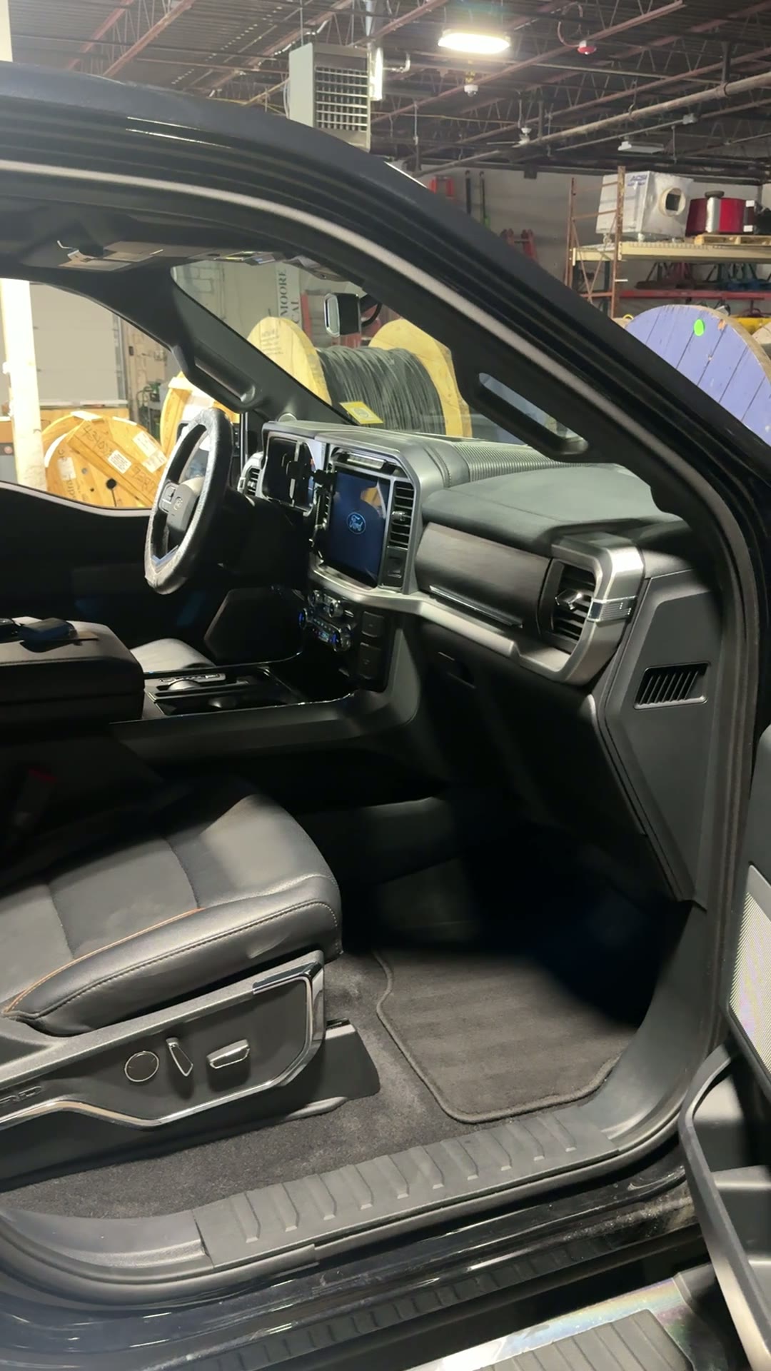 F-150 passenger side interior — after
