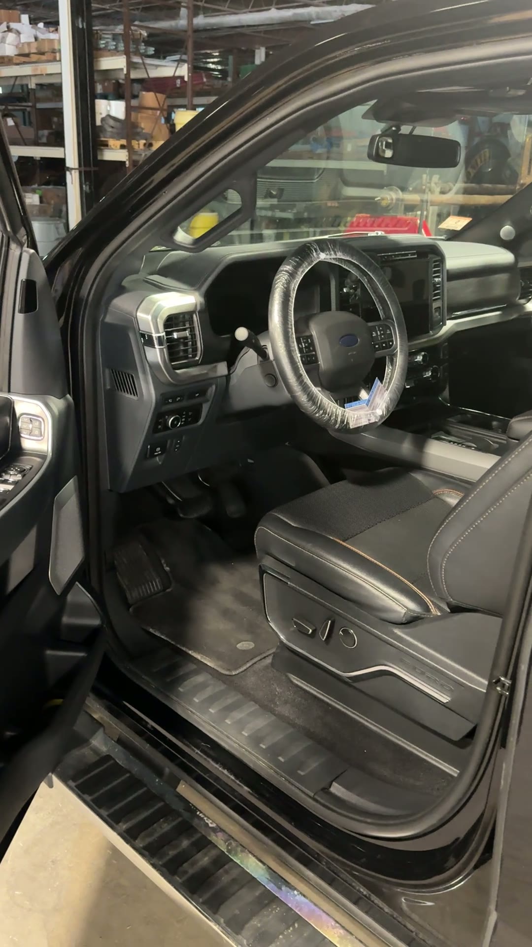 F-150 driver's side interior — after